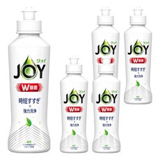P&G JOY 縮時漂洗+強力洗淨洗碗精 綠茶 170ML, 5瓶