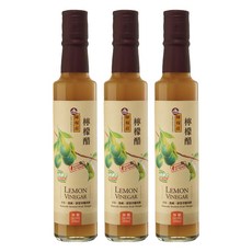 陳稼莊 檸檬醋 (加糖), 250ml, 3瓶