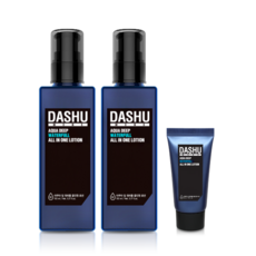 DASHU 男士水潤深層保濕全效合一乳液 153ml x 2入 + 30ml 組合, 1套