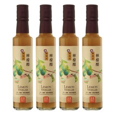 陳稼莊 檸檬醋 (加糖), 250ml, 4瓶