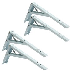 ZIO-BIZ 折疊式層架托架, 4個, 2.中型(1組2個)