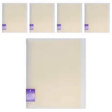 KyOKUTO A4 30孔半透明資料夾附索引袋, 白色, 5個