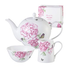 ROYAL ALBERT Miranda Kerr 每日茶具組, 茶壺 + 糖罐 + 奶精罐, 1套, 單一商品