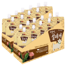 헬로도기 반려동물 설레개 짜먹는 간식, 양고기맛, 85g, 20개