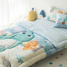 MYHOUSE 兒童用 Max Dunk 鋪棉被 + 枕頭套 + 床墊套組, 混合顏色