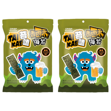 苔嗑 香酥海苔 醬燒風味 (36g) 薄脆爽口 鹹香可口, 36g, 2包