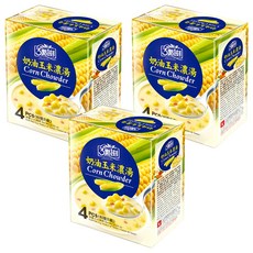 3點1刻 奶油玉米濃湯, 72g, 3盒