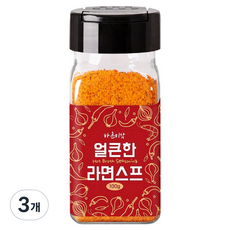 바른미각 얼큰한 라면스프, 100g, 3개