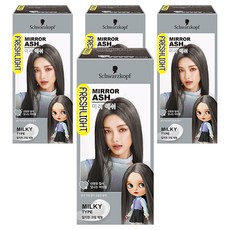 FRESHLIGHT 富麗絲 牛奶型染髮劑, 鏡面灰, 4個
