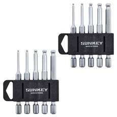sunkey 球頭起子頭組 SBB-75S, 2套