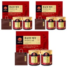 천지인 홍삼정 예작 +쇼핑백, 200g, 3세트