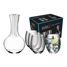 RIEDEL 冷飲瓶+冷飲杯 5入組 5515/30, 1套