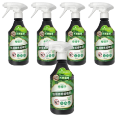 奇檬子 防蟑螂螞蟻噴劑, 添加月桂葉精油, 天然無毒配方, 適用於居家環境, 500ml, 5瓶