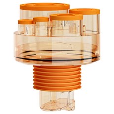 THE ZAKKA 5孔多合一洗衣機排水管防臭器, 橘色