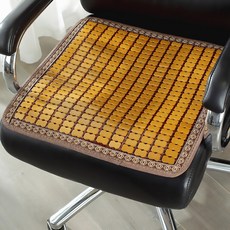 麻將涼竹蓆雙筋坐墊沙發墊, 深色, 1個