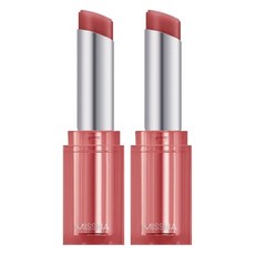 MISSHA 亮彩潤唇膏 NO.2果凍梅紅 4.8g 台灣公司貨, 2支