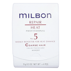 mILBOn 護髮系列 潤活HEAT護髮No.5 粗硬髮 4個, 1組, 36g