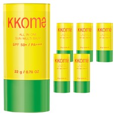 네추럴나인 꼬메 딱 달라붙는 썬 멀티밤 SPF50+PA++++, 6개, 22g