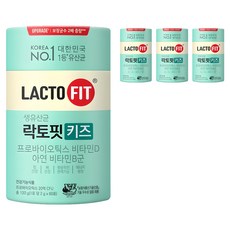 Chong Kun Dang 鍾根堂 LACTO-FIT 孩童益生菌粉隨身包 60條入, 120g, 4罐