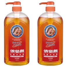 依必朗抗菌沐浴露 含Chlorhexidine抗菌配方 清潔健康, 1L, 2瓶