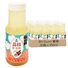 Bit Siunn 蜜箱 荔枝鮮果飲, 350ml, 30瓶