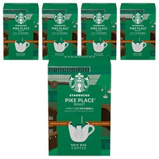 STARBUCKS 星巴克 濾掛包派克市場, 9g, 5包, 5盒