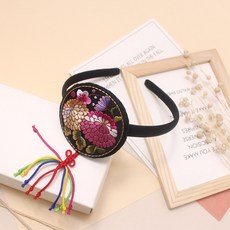 DRESSHOUSE 菊花刺繡韓服髮箍