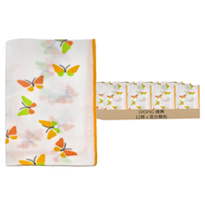 DASING 達興 二重紗春之戀印花紗布巾 G-N1202 80 x 32cm, 混合顏色, 12條