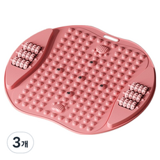 라온템 홈트 발맛사지 지압매트, 핑크, 3개
