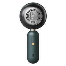 ESENSE 逸盛 USB充電式除毛球機 6葉式不鏽鋼刀片 3段電力顯示 2檔動力 加厚不鏽鋼蜂巢網罩, 綠
