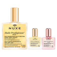 NUXE 巴黎歐樹 全效晶亮多效合一潤澤精華油3件組, 1個