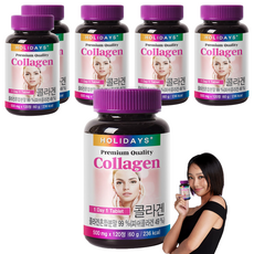 홀리데이즈 프리미엄 콜라겐 타블렛, 120정, 6개