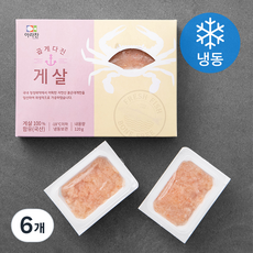 아라찬 곱게다진 게살 (냉동), 120g, 6개