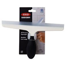 OXO 吸盤式刮水刀 帶吸盤掛鉤, 1支, 白色