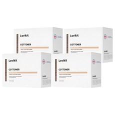 La vikit Cottoner 衣物柔軟香氛紙 白亞麻香, 40片, 4盒