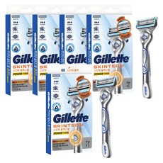 Gillette 吉列 正品 SkinTech 動力刮鬍刀, 5個, 1入