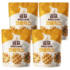 곰표 와플 믹스, 1kg, 4개