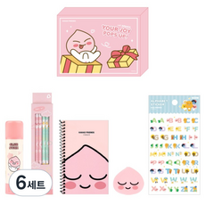 KAKAO FRIENDS 基本文具組, 6套, 屁桃