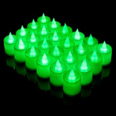 스토리빙 티라이트 LED 전자초 24p, 그린