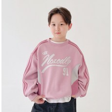 베리클로젯 주니어 아동용 기모 퍼즐 트랙 맨투맨