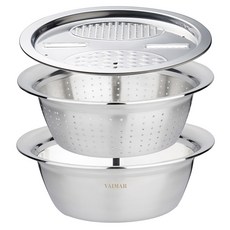 VAIMAR 烹飪工具, 1套, 攪拌碗+瀝水層+刨絲蓋