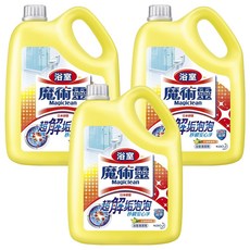 Kao 花王 Magiclean 魔術靈 台灣公司貨 浴室清潔劑 舒適檸檬, 3.8L, 3桶