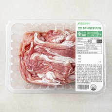 한돈 뒷다리살 불고기용 (냉장), 1000g, 1개