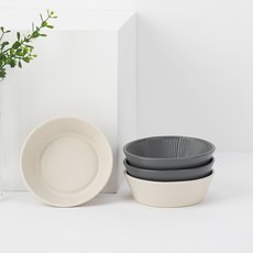 블룸엣홈 스트리샤 찬기 세트, 1세트, 찬기 소 올드레이스 2p + 딤그레이 2p