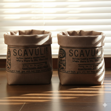 室內防水換盆立式花盆籃, 棕色, 2個