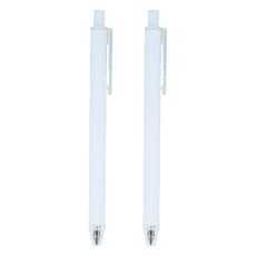 sun-star metacil light knock 按壓式金屬免削可擦永恆鉛筆 145 x 10mm 8g, 2支, 白色