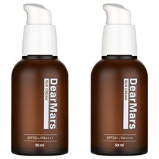 DEARMARS 男性用無泛白防曬乳 SPF50+ PA++++, 50ml, 2個