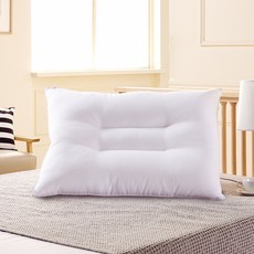KIT HOME 韓國製造 扁柏超細纖維頸椎枕芯, 白色, 1個