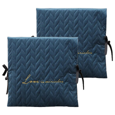 Mega 現代壓紋絲絨椅背套墊 2個