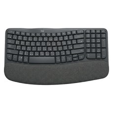logitech 羅技 Wave Keys 企業版 人體工學 Wireless 鍵盤 黑色 YR0096 剪刀腳 RGB 背光 含 Logi Bolt 接收器 支援 Mac OS 多重配對 含數字鍵盤 原廠保固